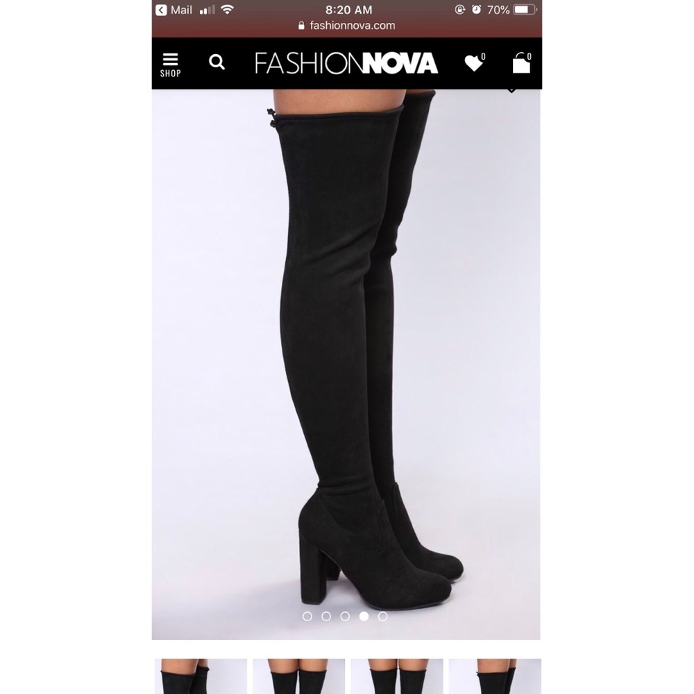 Allison over knee boots